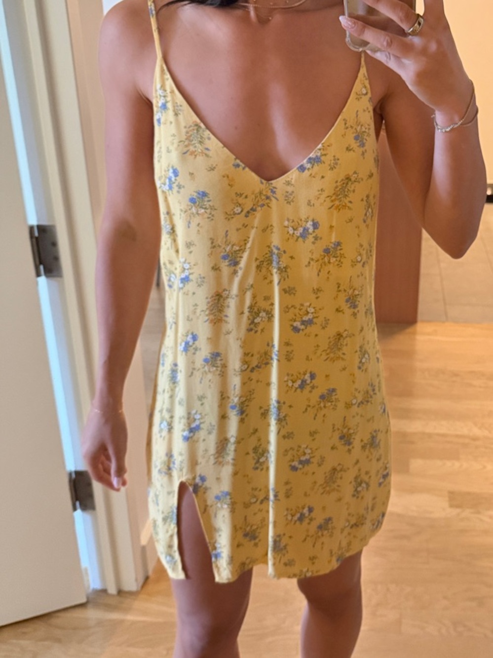 Reformation Floral Slip Dress